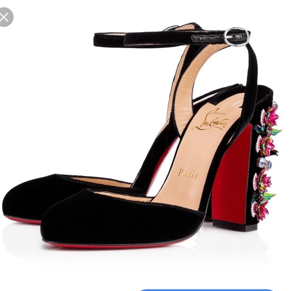 louboutin block heel